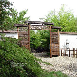 Japanese garden gate