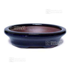 O1 oval blue pot