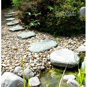 Japanese grey/green SANBA ISHI stepping stones