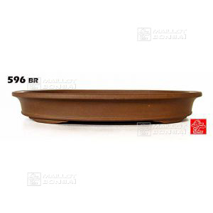 Ceramic oval pot 40*32 cm
