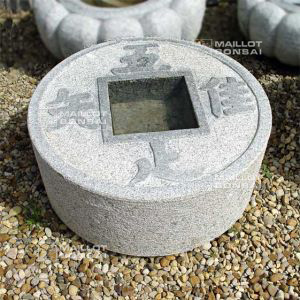 Mizu bachi bassin granite diamètre 50 cm