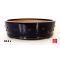 Round riveted Asian plant pot 30.5cm O14