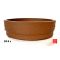 Round riveted Asian plant pot 29.50cm O14