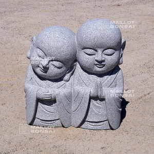 two-buddhist-monks-garden-statue-jizo