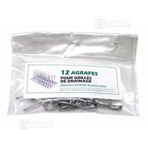 Agrafes de grille de drainage +- 12 mm