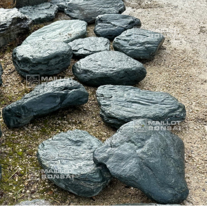 Japanese grey/green SANBA ISHI stepping stones