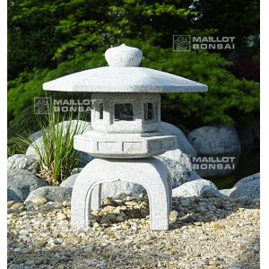 Stone lantern toro 60cm Ø 45 cm