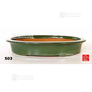 poterie-ovale-verte-400-320-55-mm