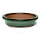 O1 oval green pot