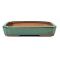 Rectangular big green bonsai pot