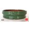 Pot rond à rivets vert 235 mm. O14
