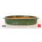 Poterie ovale verte 400*320*55 mm