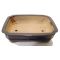 Small rectangular bonsai pot navy