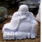 bouddha en granite ventru 60 cm.