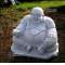 bouddha en granite 60 cm.