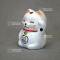 maneki-neko white lucky charm cat