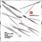 Stainless steel pincette 200 mm