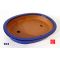 Ceramic oval bonsai pot 40*32*5.5 cm