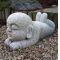 Lying child garden sculpture jizo bosatsu