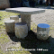 Table and 4 stools in Japanese stone