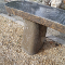 VENDU Banc granite brun N°3  130 cm.