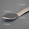 Pincette spatule chromée 225 mm