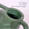Arrosoir en plastique vert contenance 4 litres
