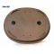 Ceramic oval pot 40*32 cm