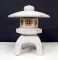 Stone lantern 50 cm wooden window