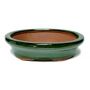 O1 oval green pot