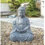 bouddha en granite 60 cm.