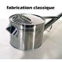 Arrosoir inox 6 litres long bec
