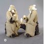 Figurine 8111 Non émaillé double beige