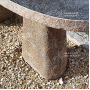 VENDU Banc granite brun N°4  130 cm.