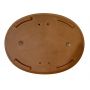 EPUISEPoterie ovale brune  340*260  mm 506