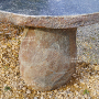 VENDU Banc granite brun N°1  130 cm.