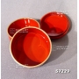 Mini bento  ronde rouge 0572292