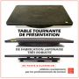 Support tournant fonte d'aluminium 400*300 mm