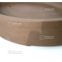 Poterie ovale brune  460*330*80 mm