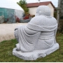 bouddha en granite 60 cm.